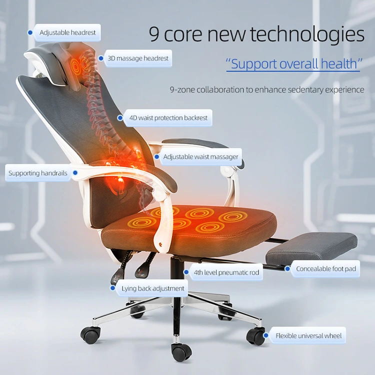 Akıllı Ergonomik Ofis Masaj Sandalyesi